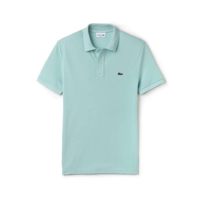 Lacoste Short-Sleeved Turnover Collar Cotton polo shirt - MINT GREEN