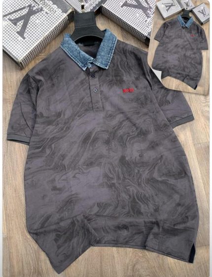 Classic Collar Boss Short-Sleeved Turnover Cotton polo shirt