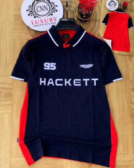 Classic Collar Hackett Cotton Polo Shirt