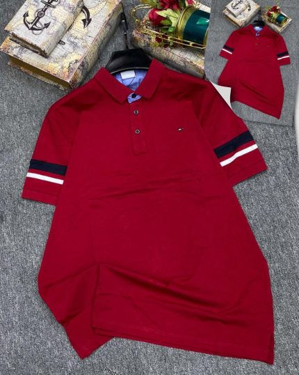 Classic Collar THF Cotton Polo Shirt