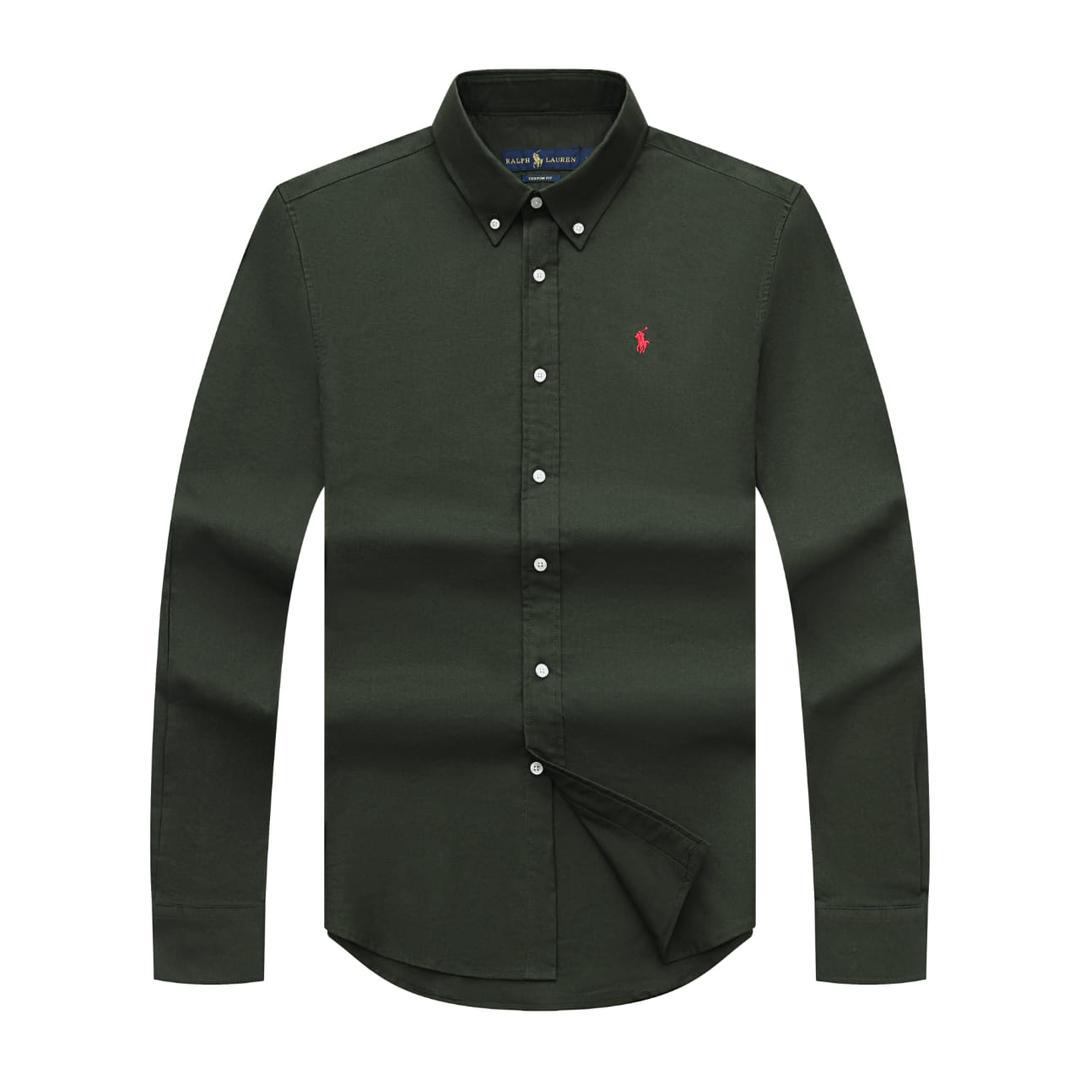 WhatsApp Image 2026-02-17 at 9.38.22 PM (1) Classic PRL Men’s Custom-Fit Logo-Embroidered Long Sleeve Oxford Shirt