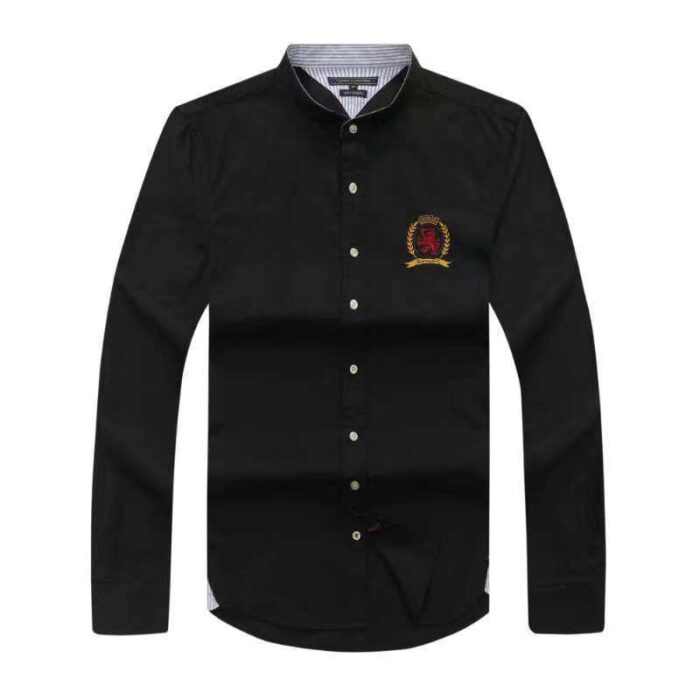Classic TOMMY Men’s Slim-Fit Logo-Embroidered long Sleeve oxford Shirt