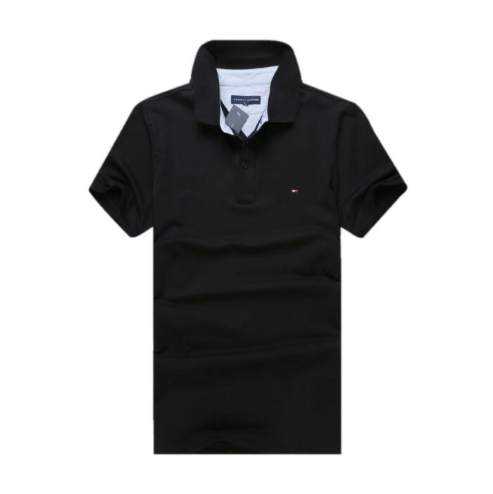 Tommy Short-Sleeved Polo With A Turnover Collar