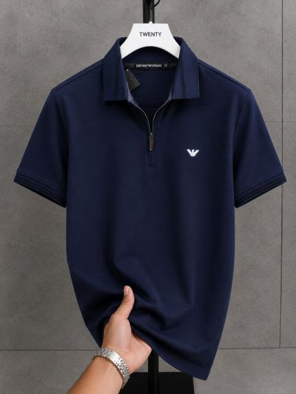 Classic Collar EMP Cotton Polo Shirt