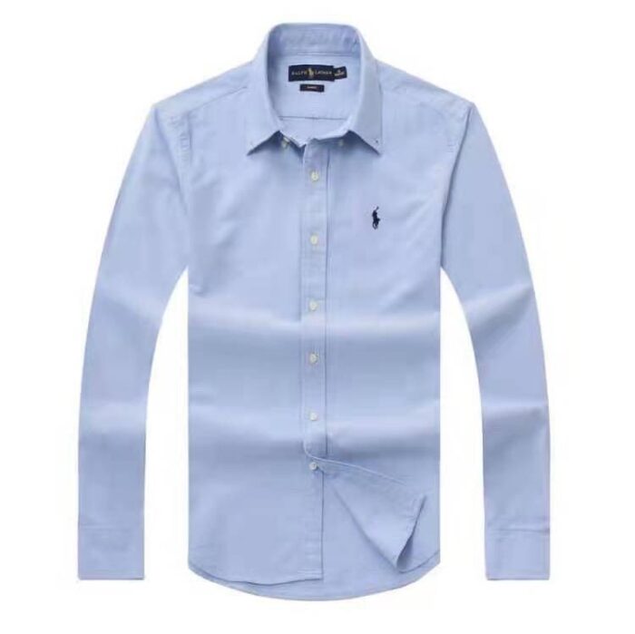 Classic PRL Men’s Slim-Fit Logo-Embroidered long Sleeve oxford Shirt