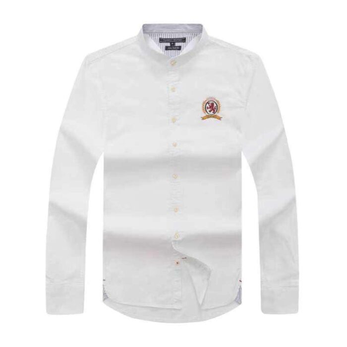 Classic TOMMY Men’s Slim-Fit Logo-Embroidered long Sleeve Oxford Shirt