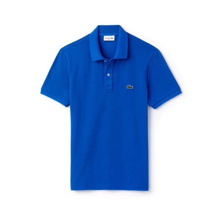 Lacoste Short-Sleeved Turnover Collar Cotton Polo Shirt - BIRO BLUE