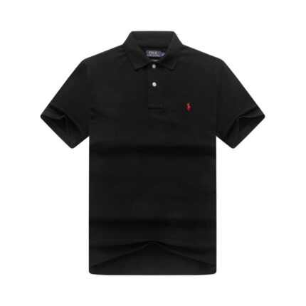 BLACK Ralph Lauren Short-Sleeved With A Turnover Collar