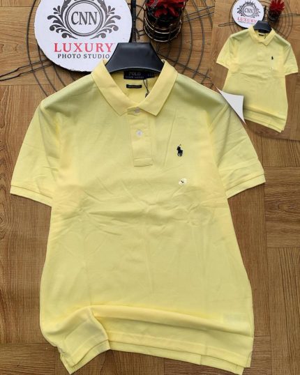 Classic Collar PRL Cotton Polo Shirt