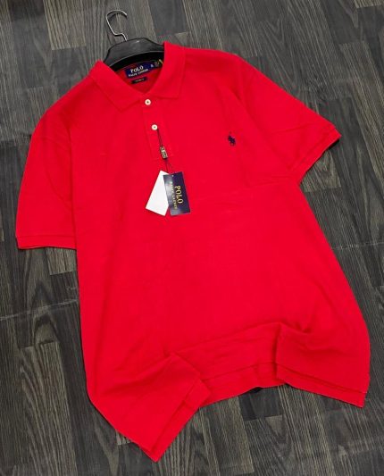 Classic Collar PRL Cotton Polo Shirt