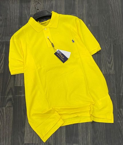 Classic Collar PRL Cotton Polo Shirt