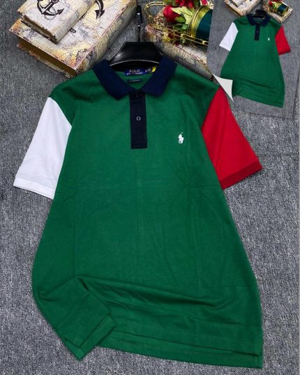 Classic Collar PRL Cotton Polo Shirt