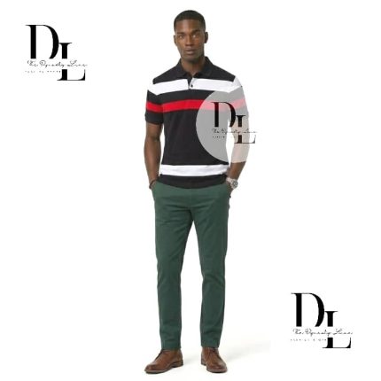 Classic Collar THF Cotton Polo Shirt