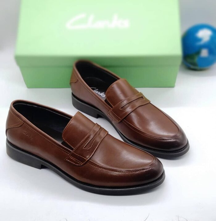 Brown Leather Clark Men’s Shoes