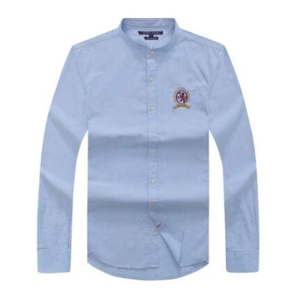 Classic TOMMY Men’s Slim-Fit Logo-Embroidered long Sleeve Oxford Shirt