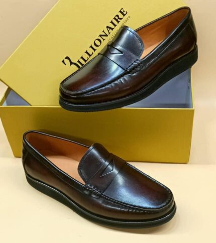 Brown Leather Billionaire Men’s Shoes