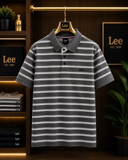 Classic Collar LEE Cotton Polo Shirt
