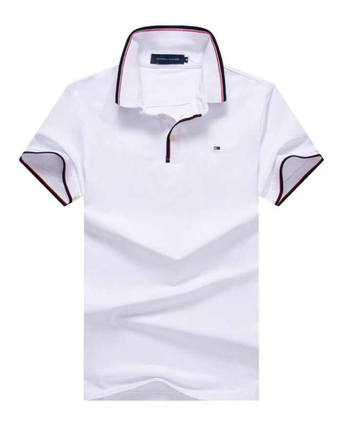 Tommy Short-Sleeved Polo With Turnover Collar