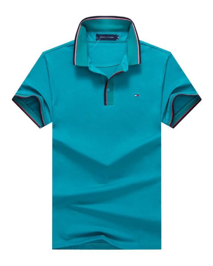 Tommy Short-Sleeved Polo With Turnover Collar