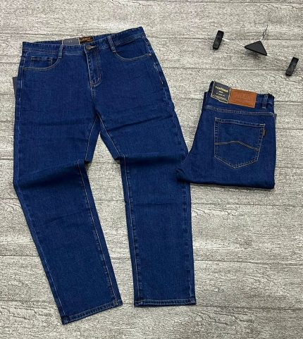 Men’s Plain Straight Cut Jeans