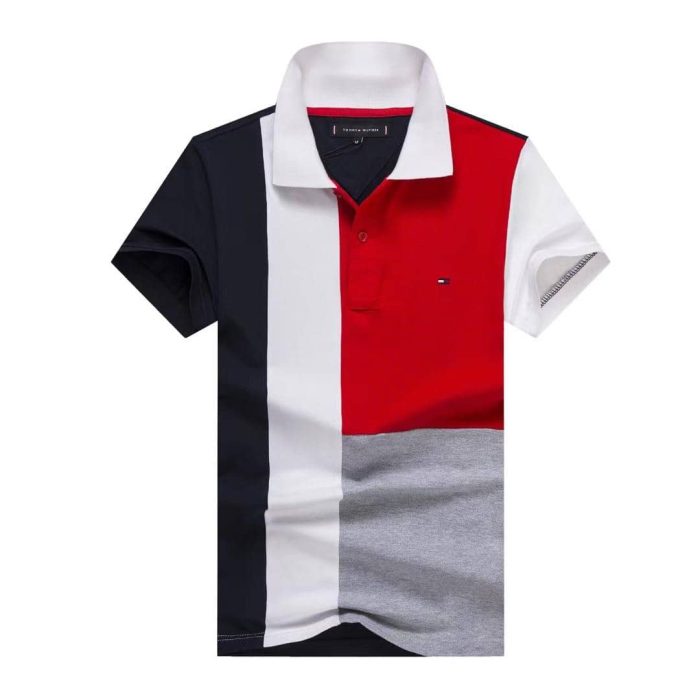 Tommy Short-Sleeved Polo With A Turnover Collar