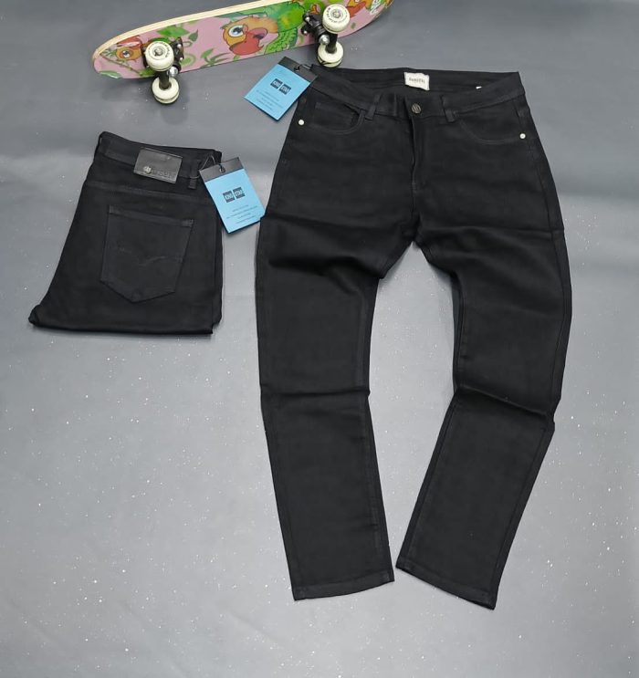 Men’s Plain Straight Cut Jeans