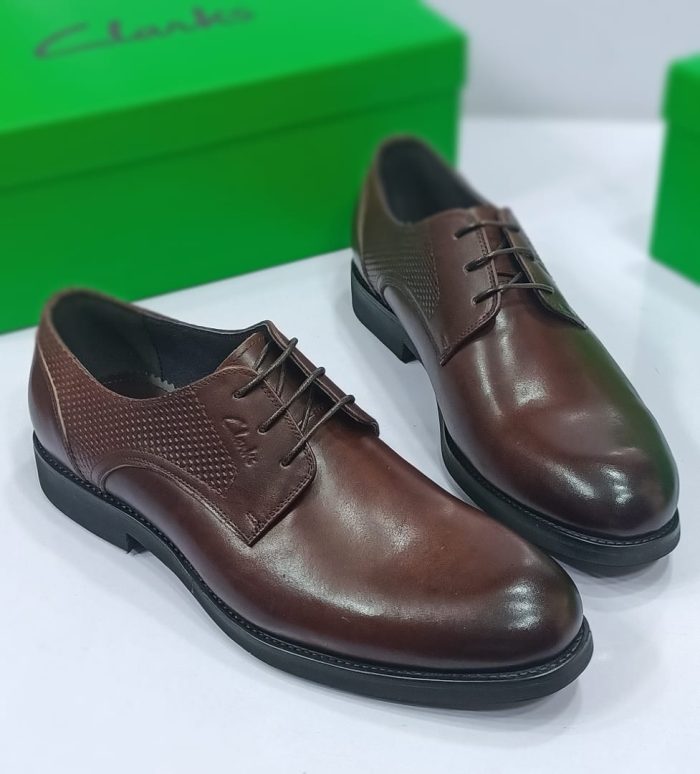 Brown Leather Clark Men’s Shoes