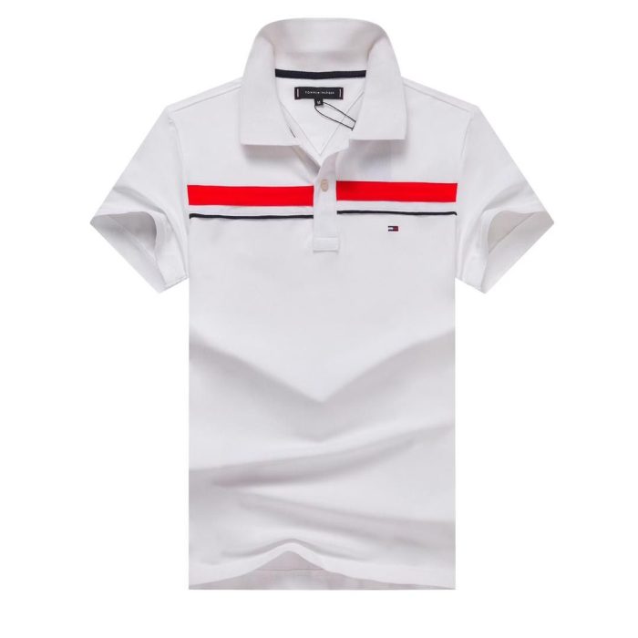 Tommy Short-Sleeved Polo With A Turnover Collar