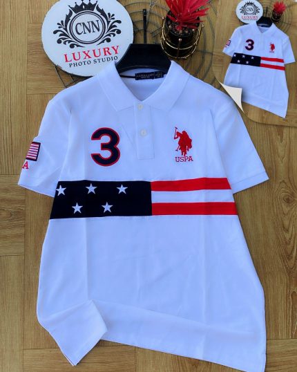 Classic Collar Cotton Polo Shirt