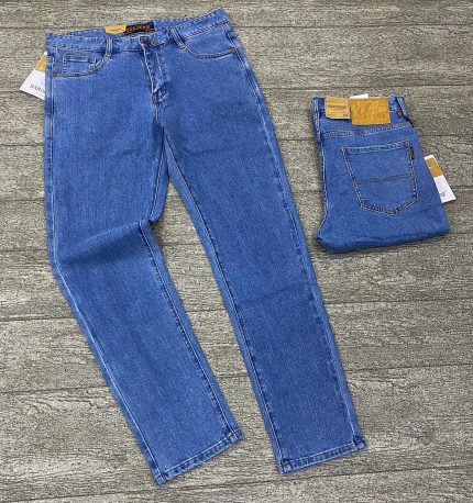 Men’s Plain Straight Cut Jeans