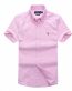 Classic PRL Men’s Custom-Fit Logo-Embroidered Short Sleeve Oxford Shirt