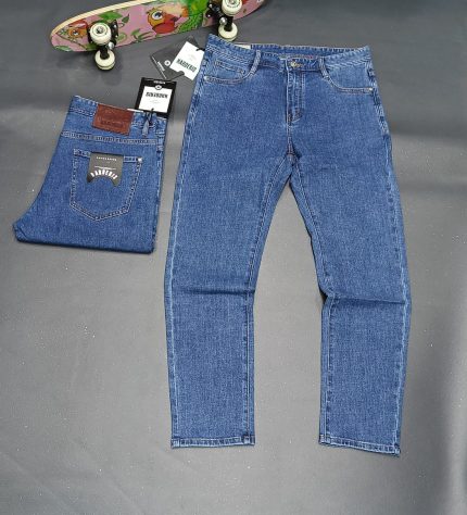 Men’s Plain Straight Cut Jeans