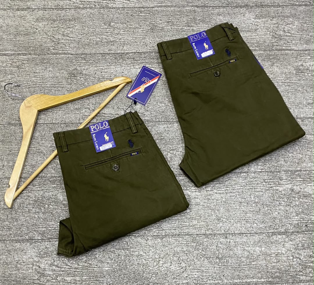 391f117e-1d2c-4b97-b754-002243d5bb8e Men’s Khaki PRL Chinos (TROUSERS)