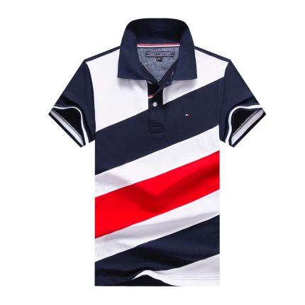 Tommy Short-Sleeved Polo With A Turnover Collar