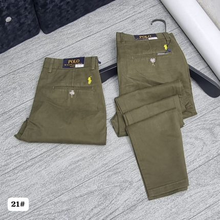 Men’s Khaki PRL Chinos (TROUSERS)