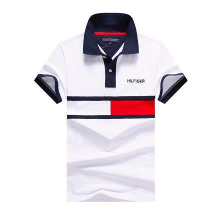 Tommy Short-Sleeved Polo With A Turnover Collar