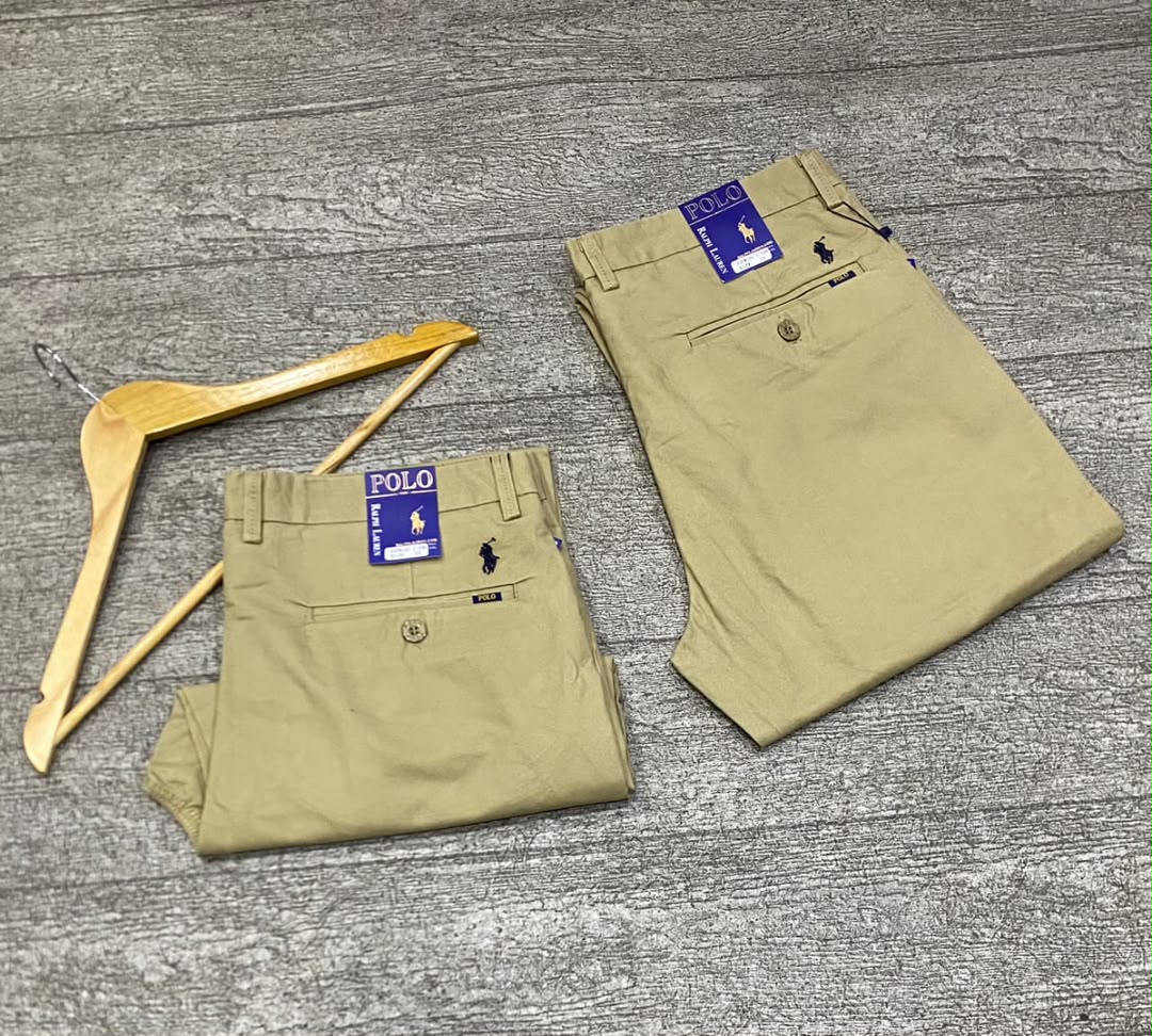 ebd3f465-8e07-4d38-931e-175a1c6e7a45 Men’s Khaki PRL Chinos (TROUSERS)