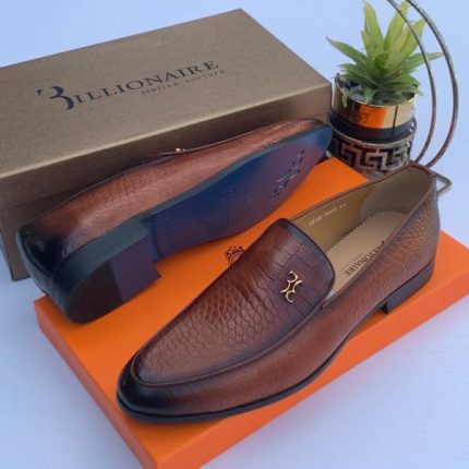 Brown Leather Billionaire Men’s Shoes