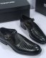 Black Leather Tomford Men’s Shoes