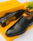 Black Leather LV Men’s Shoes