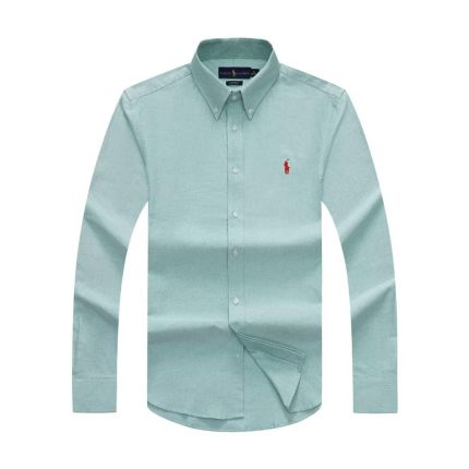 Classic PRL Men’s Custom-Fit Logo-Embroidered Long Sleeve Oxford Shirt