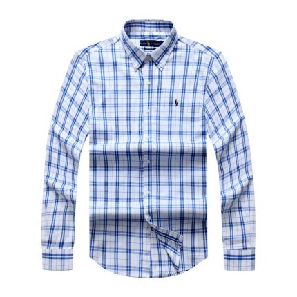 Classic PRL Custom-Fit Men’s Logo-Embroidered Long Sleeve Oxford Shirt