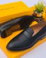 Black Leather LV Men’s Shoes