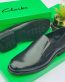 Black Leather Clark Men’s Shoes