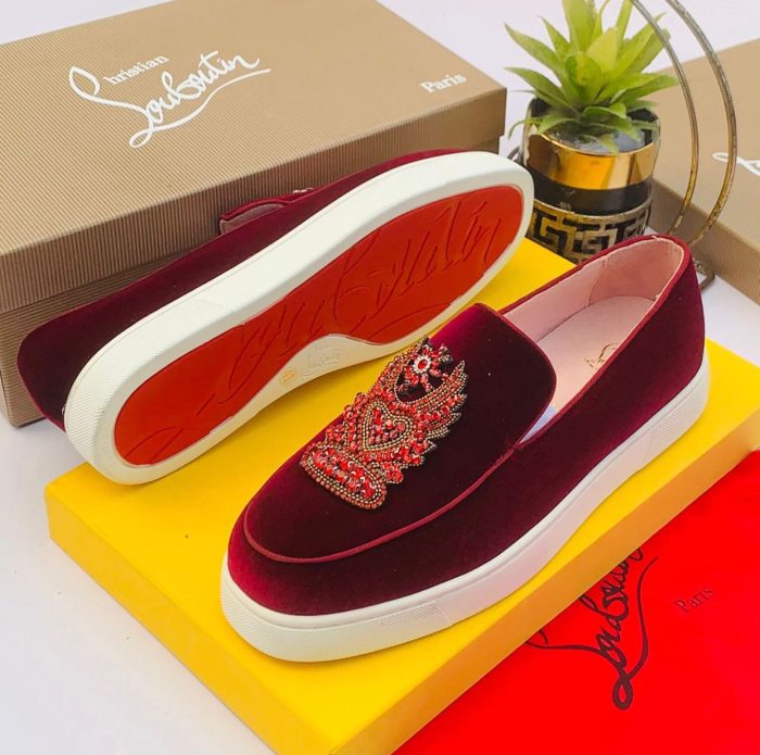 Christian Louboutin Suade Leather Men’s Shoes