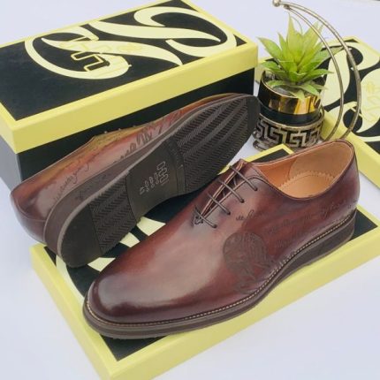 Brown Leather Oggi Men’s Shoes