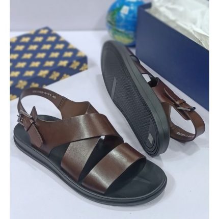 Black Leather Patrick Cox Men’s Sandals