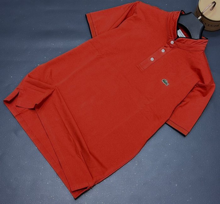 Lacoste Bishop Neck Cotton Polo Shirt