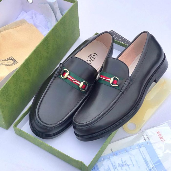 Black Leather Gucci Men’s Shoes