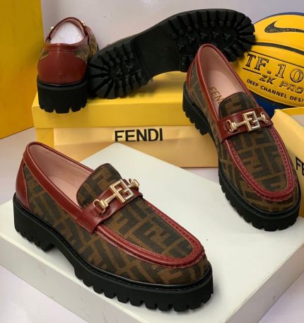 Fendi Luxury Leather Men’s Shoes